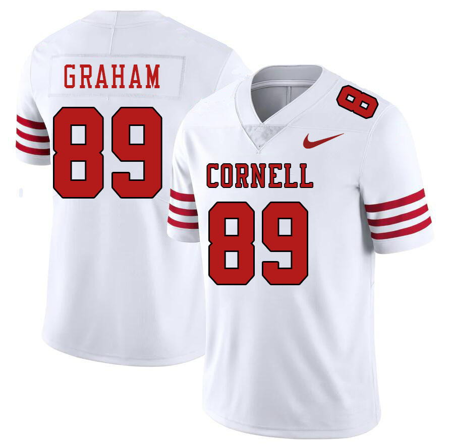 Men-Youth #89 Bo Graham Cornell Big Red 2023 College Football Jerseys Stitched-White